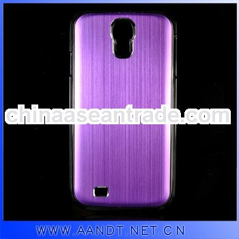 Hot Sell Brushed Metal Custom Phone Cover For Galaxy S4