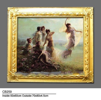 Hot Selling Handmade Painting Nude Girls