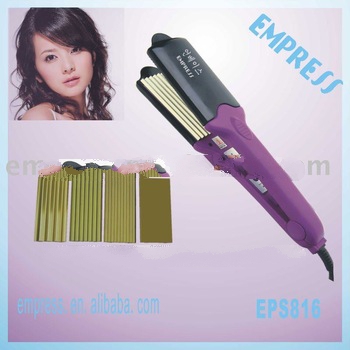 Hot Selling LED Top Quality interchangeable hair straightener