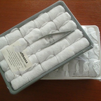 Hot disposable Airline towel