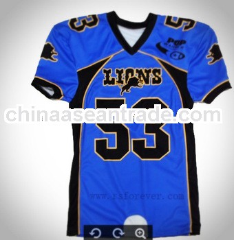 Hot new design fashion breathable men American football uniforms