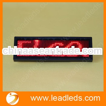 Hot popular cheap electronic name badges12x48 pixels