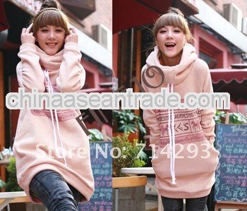 Hot sale 2012 hoodie sweatshirt hobbyhorse pattern long top pullover winter women's coat,hoodie