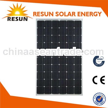Hot sale 250W Monocrystalline Solar Panel for 24V/48V electricity System with CE/TUV/IEC best price