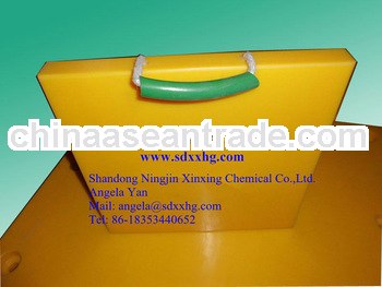 Hot sale Yellow HDPE Outrigger pad 600X600X60MM