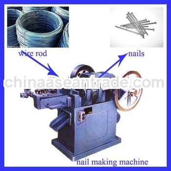 Hot sale! automatic nail making plant for 1-6 inches nails