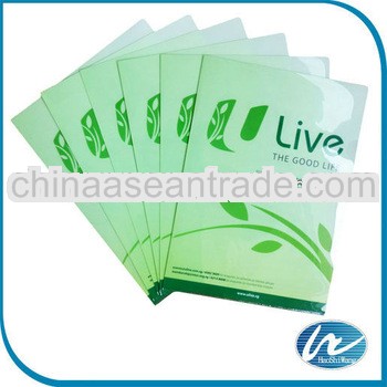 Hot sale plastic document folder, Customized Designs and Logo Printings Accepted