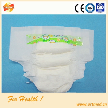 Hot sale printed PE film or cloth like backsheet baby diaper