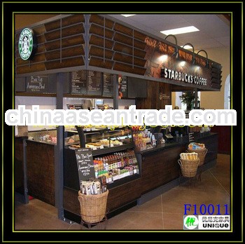 Hot sale spring potato&waffles&donut food display mall kiosk