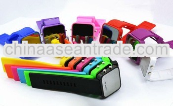 Hot sales led watch promotion gift mirror face led watch