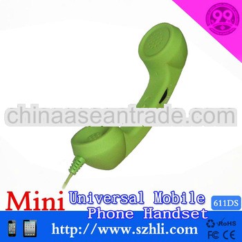 Hot style in time!Clear voice noise reduction handset with radiation proof funtion handset compatibl