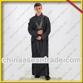 Hotsale Men thobe with zipper easy to wear