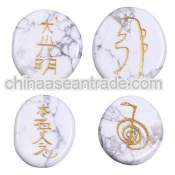 Howlite chakra stones