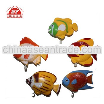 ICTI certified plastic little fish wind up toy