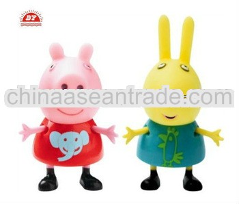 ICTI factory wholesales plastic figure peppa pig