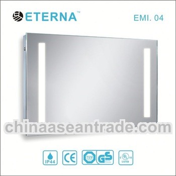 IP44 UL Bath LED Washing Frameless Mirror