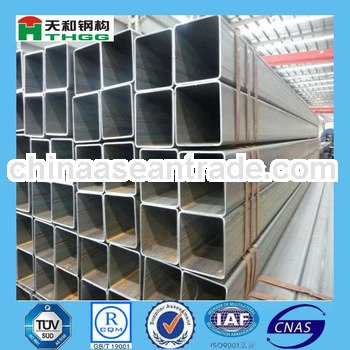 ISO certificated square pipe/thick wall square tube/black square tube