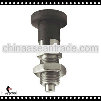 Index Plunger with lock nut 7202-B-ST-L