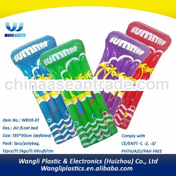 Indoor inflatable air bed