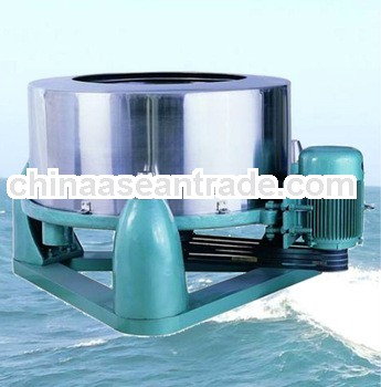 Industrial laundry dehydration machine