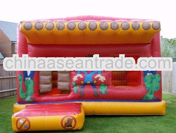 Inflatable Castle Play House,Cowboy Saloon Box Castle