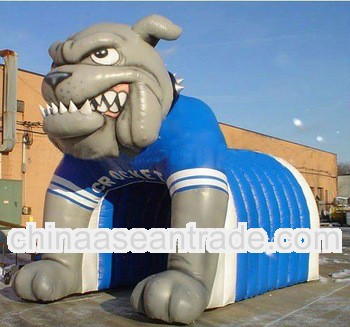 Inflatable bear tunnel for high school sports