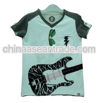 Inside printing kid tshirt designer child wear