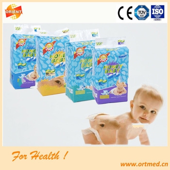 Instant absorbency soft and breathable baby nappy