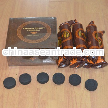Instant light incense shisha round charcoal