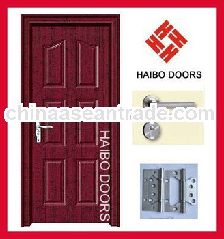 Interior MDF PVC Wooden Door pictures for decoration (HB-032)