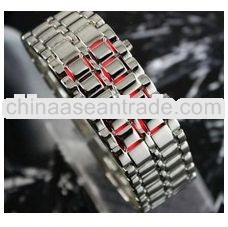 Iron samurai style mens sports watch