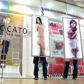 J1A-039 Good quality LED backpack illuminated billboard display with rechargeable battery for oudoor