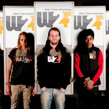 J1A-109 Hot sell aluminum frame human l.e.d. backlite walking billboards for oudoor advertising