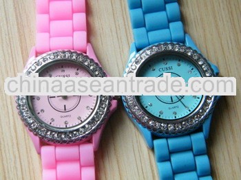 JD fashion hot silicone news watch