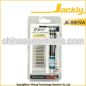 JK-8809A mini screwdriver hand tool(screwdrivers set),CE Certification