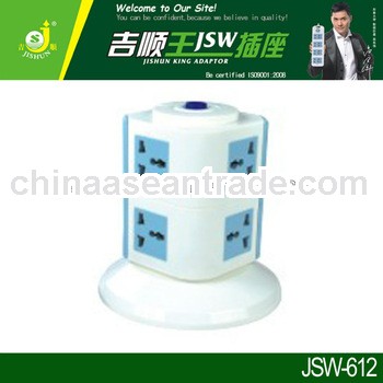 JSW-612 Tabletop Multiple 13 Amp Plug Electrical Socket