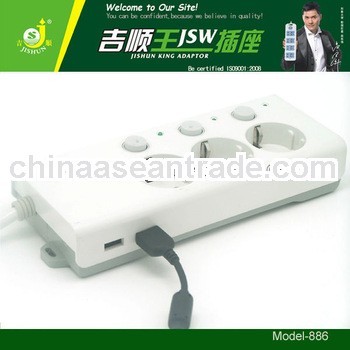 JS-886 Hot Selling In Europe Extension Electrical Outlet