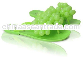 JT-SC042 EVA bubbles lady flip flop grape slipper