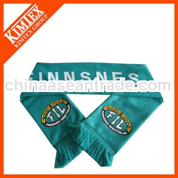 Jacquard football fans scarf