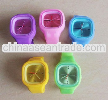 Japan movt quartz watch silicone for promotion