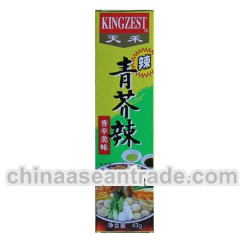 Japanese wasabi paste