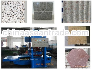 KB125E Machine to manufacturer cement terrazzo floor tile