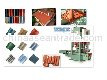 KBJX tile machinery KB-125C concrete roof tile machine