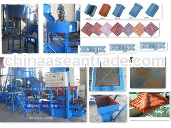 KB-125C Hydraulic Forming Concrete Tile Making Machine