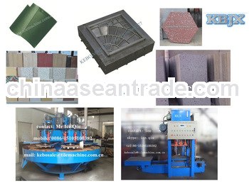KB-125C concrete roof tile making machine/cement tiles
