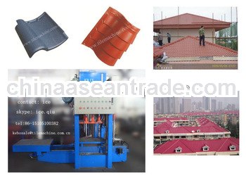 KB-125C roman tile concrete roof tile machine/low price tile machine