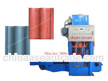 KB-125C terrazzo tile machine/cement concrete roof tile making machine in machinery