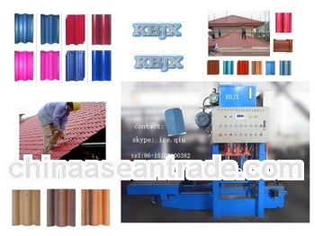KB-125C terrazzo tile machine/manual concrete roof tile making machine