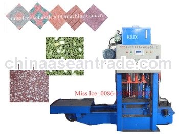 KB-125E/400 cement tiles terrazzo floor tile making machine