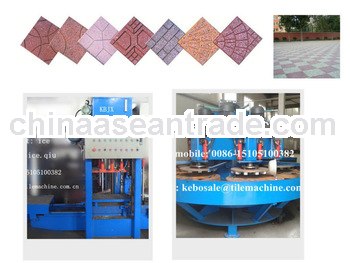 KB-125E/400 colored hydraulic cement floor tile making machine